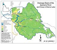 Drainage map