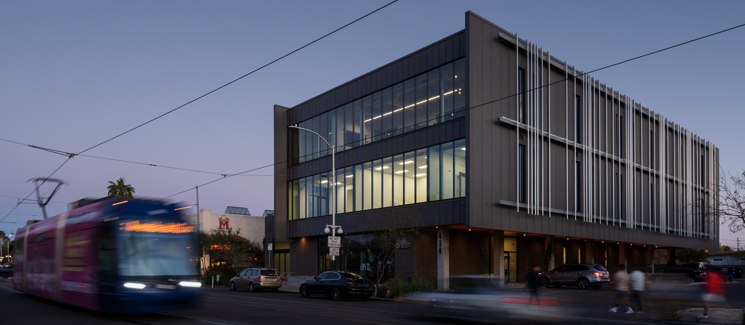 Front of building